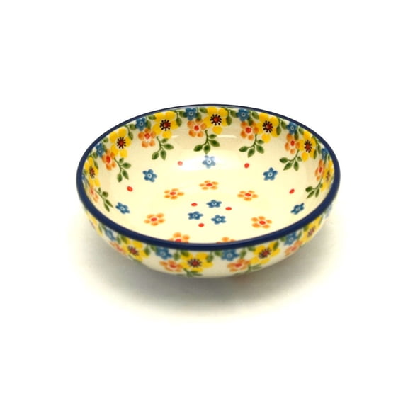 Polish Pottery Small Shallow Bowl - Buttercup