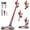 Red, variant on BSNAW Cordless Vacuum Cleaner, 8-in-1 Lightweight Self-Standing Stick Vacuums, Max 45Mins Runtime, Anti-Tangle Stick Vacuum Cleaner for Hard Floor, Carpet, Pet Hair, Red