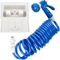 thumbnail image 1 of Dura Faucet DF-SA189-WT Exterior Spray Port  Faucet Type With Quick Connect Spray With Box; White, 1 of 2