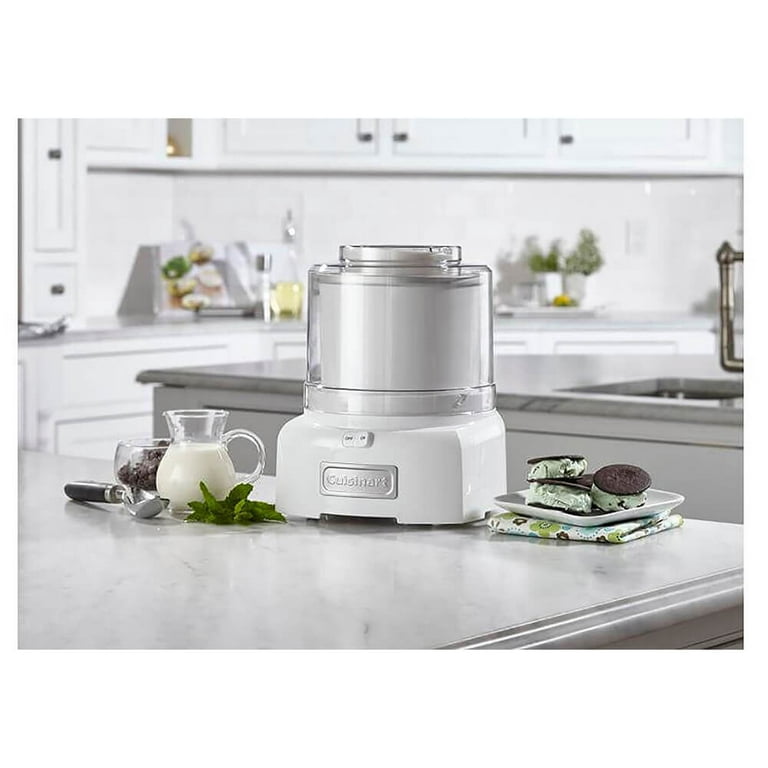  Cuisinart Ice Cream Maker Machine, 1.5 Quart Mix It In Soft  Serve, Yogurt, Sorbet, Sherbet Maker, White, ICE-45P1: Home & Kitchen