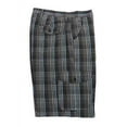 thumbnail image 2 of Men's Age Of Wisdom Regular Fit Plaid Cargo Shorts, 2 of 3