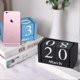 thumbnail image 2 of Wooden Perpetual Calendar Cube Calendar Block Month Date Display Home Office Decor (Black), 2 of 4