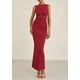 thumbnail image 4 of Vestido midi PRETTYGARDEN, ajustado fruncido de verano 2025 para mujer, 4 of 9