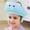Sky blue, variant on 1Pc Baby Shower Cap Shield for Kids Soft Silicone Adjustable 1-10 Years Old Cartoon Bear Shower Cap for Kids Toddler Shower Cap Shield Makes the Kids Bath More Fun