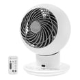 thumbnail image 1 of IRIS USA, Woozoo SC15T, Remote Controlled Compact Globe Oscillating Circulating Fan, White, 1 Pack, 1 of 1