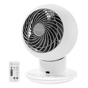 IRIS USA, Woozoo SC15T, Remote Controlled Compact Globe Oscillating Circulating Fan, White, 1 Pack