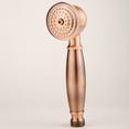thumbnail image 1 of Pommeau de Douche Rétro Portable Étanche pour Salle de Bain Pulvérisateur de Robinet Haute Pression Résistant à l'Usure Support de Douche Rouge Bronze, 1 of 9