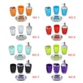 thumbnail image 2 of Juego de accesorios de baño de 4 piezas, juego de dispensador de plato de jabón, soporte de cepillo de dientes, taza de traje de baño de plástico PP tholdsy  HA2135-05B, 2 of 6