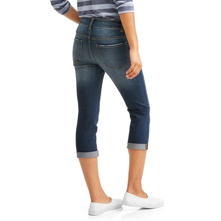 Time and Tru - Women's Denim Capri Pants - Walmart.com - Walmart.com