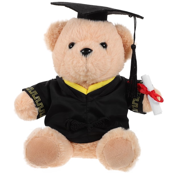 KAKOWELY Oso de peluche de graduación, adorable oso de peluche, juguete de dibujos animados, oso de peluche, regalo