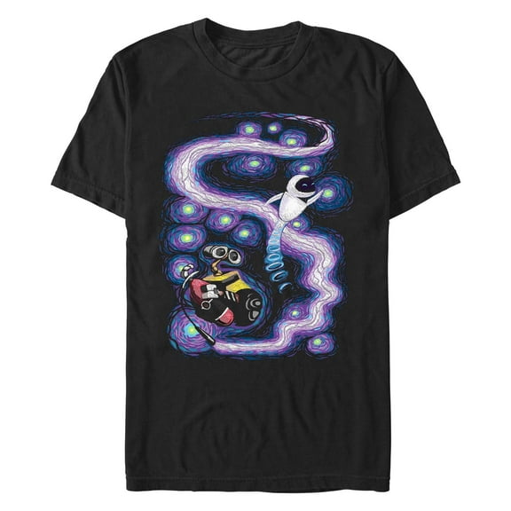 Men's Wall-E Artistic Space Dance Graphic T-Shirt
