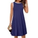 thumbnail image 1 of Vestido MEROKEETY para mujer 2025, verano, primavera, casual, azul marino, 1 of 6