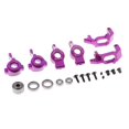 thumbnail image 3 of pitrice Kit de Mise à Niveau de Moyeu de Direction de Voiture Modèle 1/10 pour HSP Redcat Volcane EPX Violet, 3 of 5