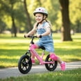thumbnail image 2 of Costway Honeyjoy 11” Lightweight Toddler Balance Bike, Tool-Free Adjustable Seat & Handlebar Pink, 2 of 10