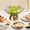 A, variant on Sktrjpolfis Gold Silver Fruit Tray Decorative Serving Plate for Home Party Snack Candy Dessert Decoration