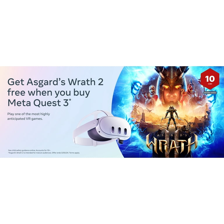 Meta Quest 3, 128 GB - Moonstone White