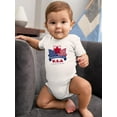 thumbnail image 2 of Independence Day U.S.A Bodysuit Infant -Image by Shutterstock,  12 Months, 2 of 4