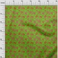 thumbnail image 2 of oneOone Polyester Lycra Green Fabric Batik Sewing Fabric By The Yard Printed Diy Clothing Sewing Supplies 56 Inch Wide - MW, 2 of 4