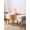 Orange-red, variant on Orange Grey White Table Cloth, Farmhouse Ombre Color Modern Simple Waterproof Tablecloth for Square Tables, Reusable Washable Fabric Table Cover for Restaurant Kitchen Dining Tables 54"x54"