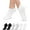 White,Grey,Black, variant on 6 Pack Pilates Socks with Grips for Women Yoga Socks ,Non Slip Socks,Moisture Wicking Athletic Ankle Socks