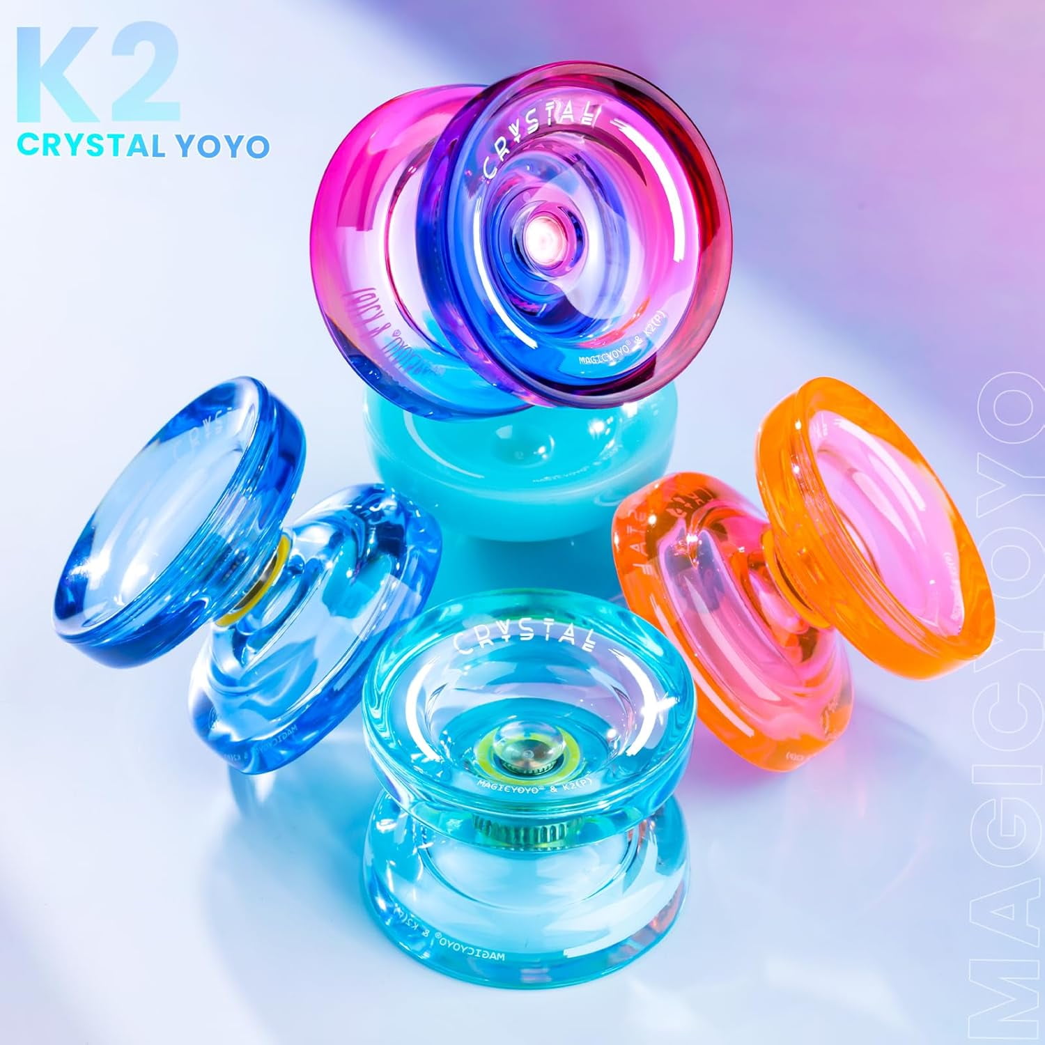 Magicyoyo Professional Responsive Yoyo K2 Crystal Blue