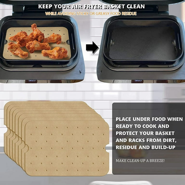 Air Fryer Liner Accessories for Ninja Foodi XL Smart FG551 6-in-1 Indoor  Grill, Reusable Heat Resistant Mat for Air Fryer, Ninja Foodi Accessories