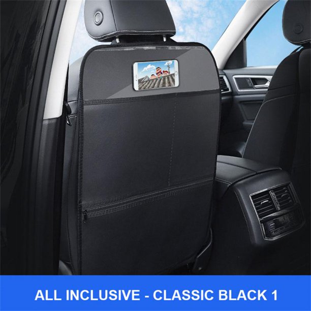 Anti-kick Auto Seat Cover Multipurpose Anti Dirty Mat Anti-dirty Leather Storage Kick Pad For Children Kids Baby Car AccessoriesLeather Full cover3United States He Qiyong unisex