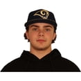 thumbnail image 4 of Gorra de Béisbol Oficial New Era LA Rams Sideline para Hombre Azul 7 1/4, 4 of 4