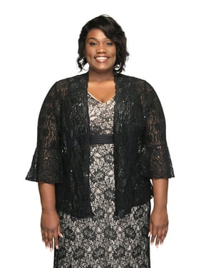 Black Sleektrends Women S Plus Jackets Walmart Com Walmart Com