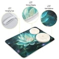 thumbnail image 4 of Lotus Flowers on Water Dish Drying Mat Microfiber Kitchen Mats Large Counter Absorbent Dish Pad Drainer Rack 18"x24", 4 of 7