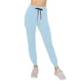 thumbnail image 2 of ALWAYS Women's Super Soft Casual Cargo Jogger Pants Sky Blue 2XL, 2 of 6
