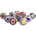 thumbnail image 2 of Royal Kraft Vintage Hand Painted Ceramic Pull Knobs for Kitchen Cabinet, Door & Drawer, Wardrobe, Cupboard (Set of 10), 2 of 8