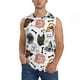 thumbnail image 1 of Fotbe Hip Hop Dog Men's Camiseta sin Mangas Estampada para Hombres, Playera Casual para Gimnasio, Entrenamiento, Playa-3X-Large, 1 of 7