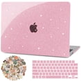 thumbnail image 1 of Funda G JGOO compatible con MacBook Air M4 de 13,6 pulgadas, color rosa, 1 of 9