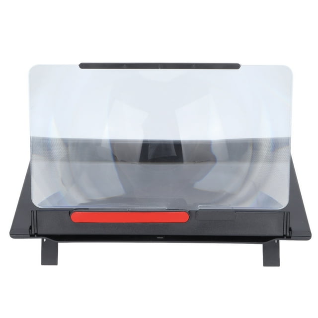 AMPLIFICADOR DE PANTALLA DE TELÉFONO DE 12 pulgadas 3D HD, lupa de pantalla Horizontal y Vertical, soporte plegable para teléfono para películas, vídeos y juegos