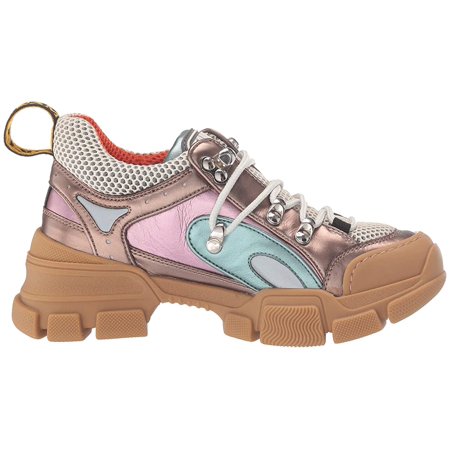 Gucci Kids Flashtrek Sneaker (Little Kid) Gold