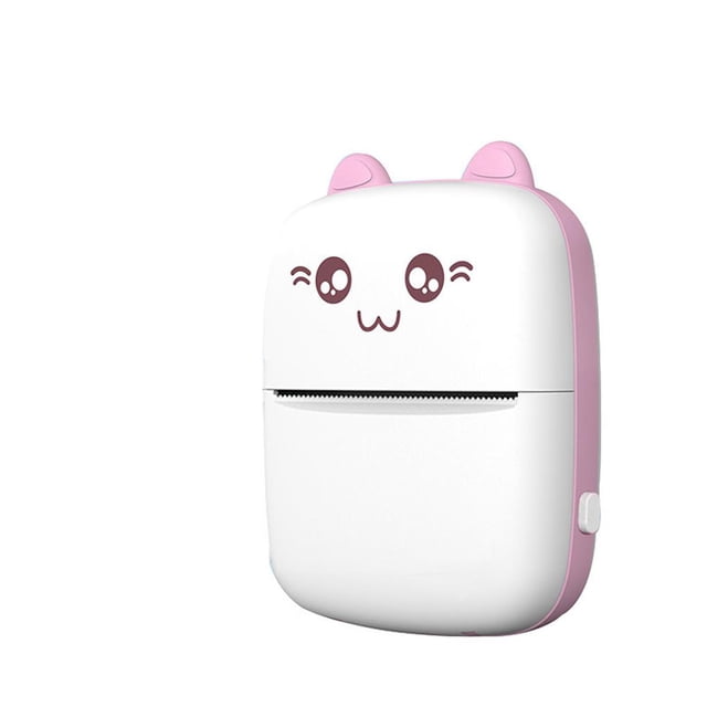 Impresora De Etiquetas Inalámbrica Bluetooth Mini Impresora Térmica De Bolsillo Para Etiquetas Fotográficas Precio (Blanco Rosa) Speravity EL007408-00