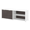 thumbnail image 1 of BBF Jamestown - Unité de Rangement - 4 Étagères - 2 Portes - composite de Bois, TFL - Blanc, Gris Orage, 1 of 6