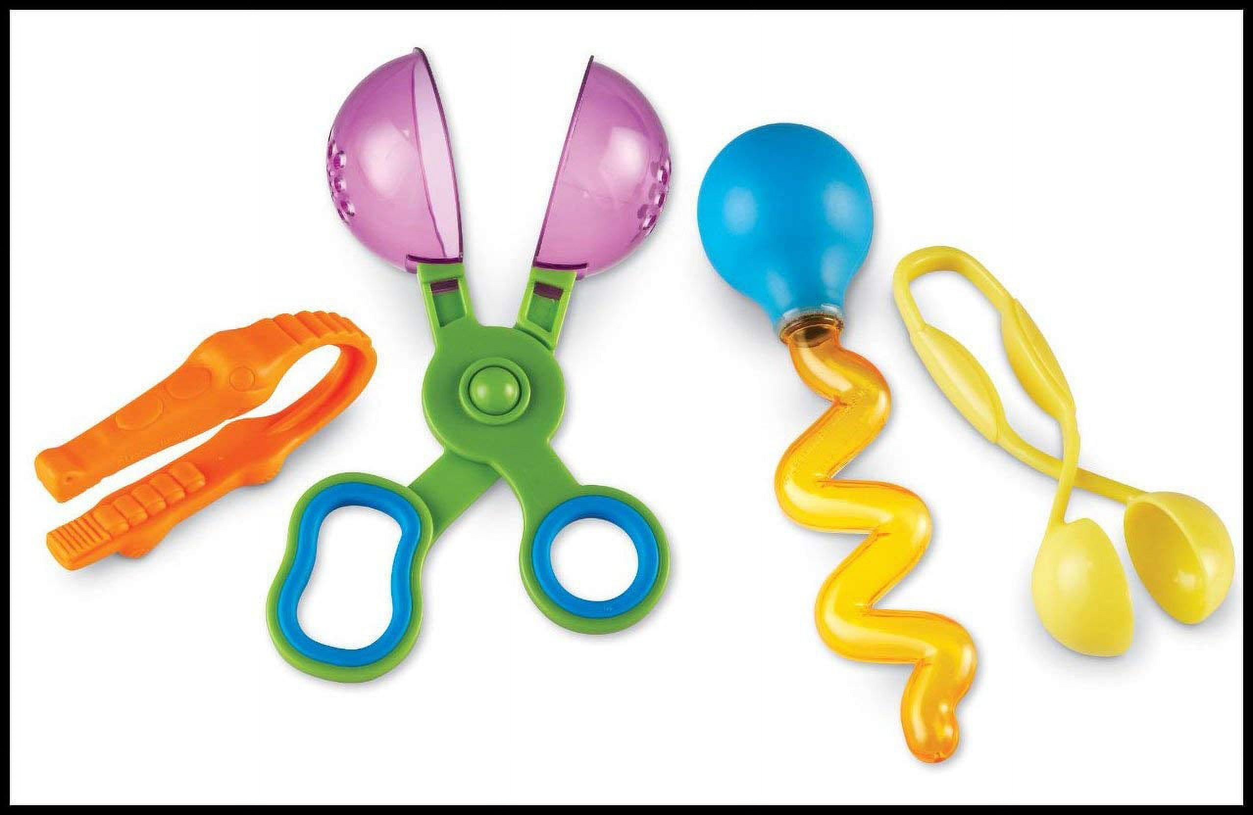 Tong and Tweezer Assortment of 3 for Children, Perfect for Fine Motor
