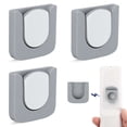 thumbnail image 2 of Gustave 3 Pcs Magnetic Remote Control Holder Wall Mount No-Drill Self-Adhesive Organizer Storage for TV, Fan, Air Conditioner Remotes, 2 of 8