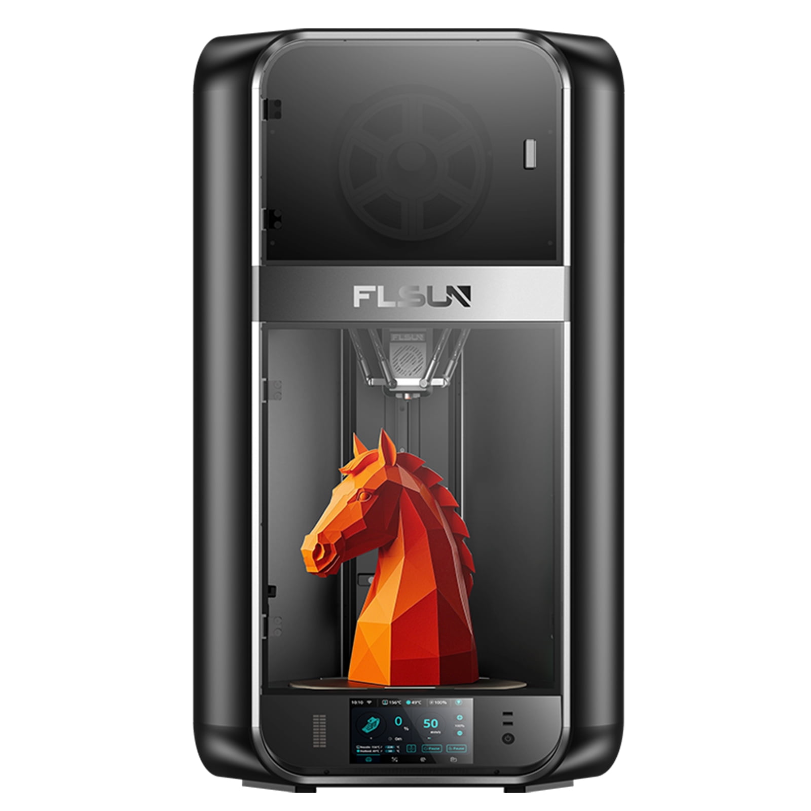 Flsun S1 Delta 3D Printer with 7-inch Touchscreen - 1200mm/s Ultra-Fast FDM 3D Printers 350°C All-Metal Hotend Auto Leveling 21.6 x 23.4 x 40.5 Build
