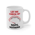 thumbnail image 3 of Gulf Coast Online Let Me Check My Givashitometer Funny Novelty Mug 11oz, 3 of 4