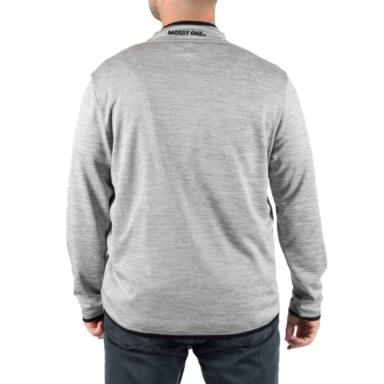 Mossy Oak Men's Fleece Quarter-Zip Pullover Sweatshirt photo 3