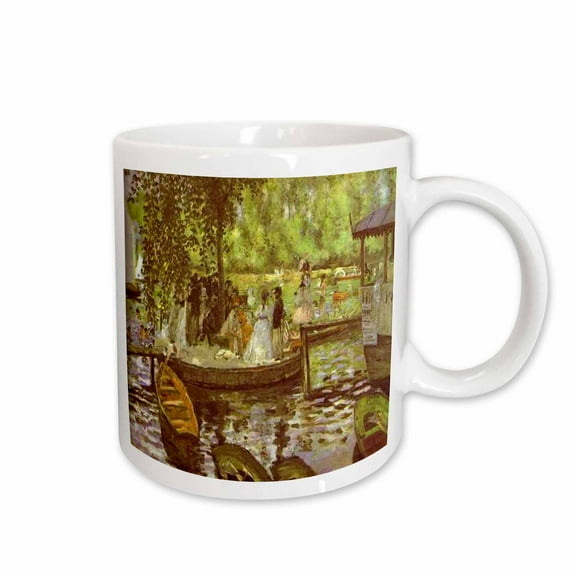 3drose, Renoir La Grenouillere, 11oz Mug