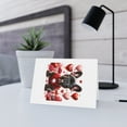 thumbnail image 6 of DistinctInk Greeting Card / Note Card - Valentine's Day French Bulldog - PACK of 3, 6 of 7