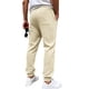 thumbnail image 4 of Ceisia Men Solid Color Corduroy Straight Leg Pants Elastic Waist Drawstring Gift Casual Trousers, 4 of 7
