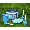 thumbnail image 3 of Herramientas de jardín Juego de herramientas de jardinería para niños Herramientas de jardín con bolsa y herramientas para niños Juego de 6 (azul), 3 of 5