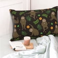 thumbnail image 6 of Vsdgher Sloth Doing Yoga Print Pillow Cases -Iconic Collection Pillowcases -Extra Soft, Not easy to deform,not pilling Export quality, 6 of 8
