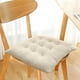 thumbnail image 4 of Cojín de asiento de forro polar | Relleno grueso y cálido de fibra de poliéster | 40x40x6 cm | Esterilla blanda para el comedor, asientos de oficina | Confort extra y retención de calor, se adaptan, 4 of 6