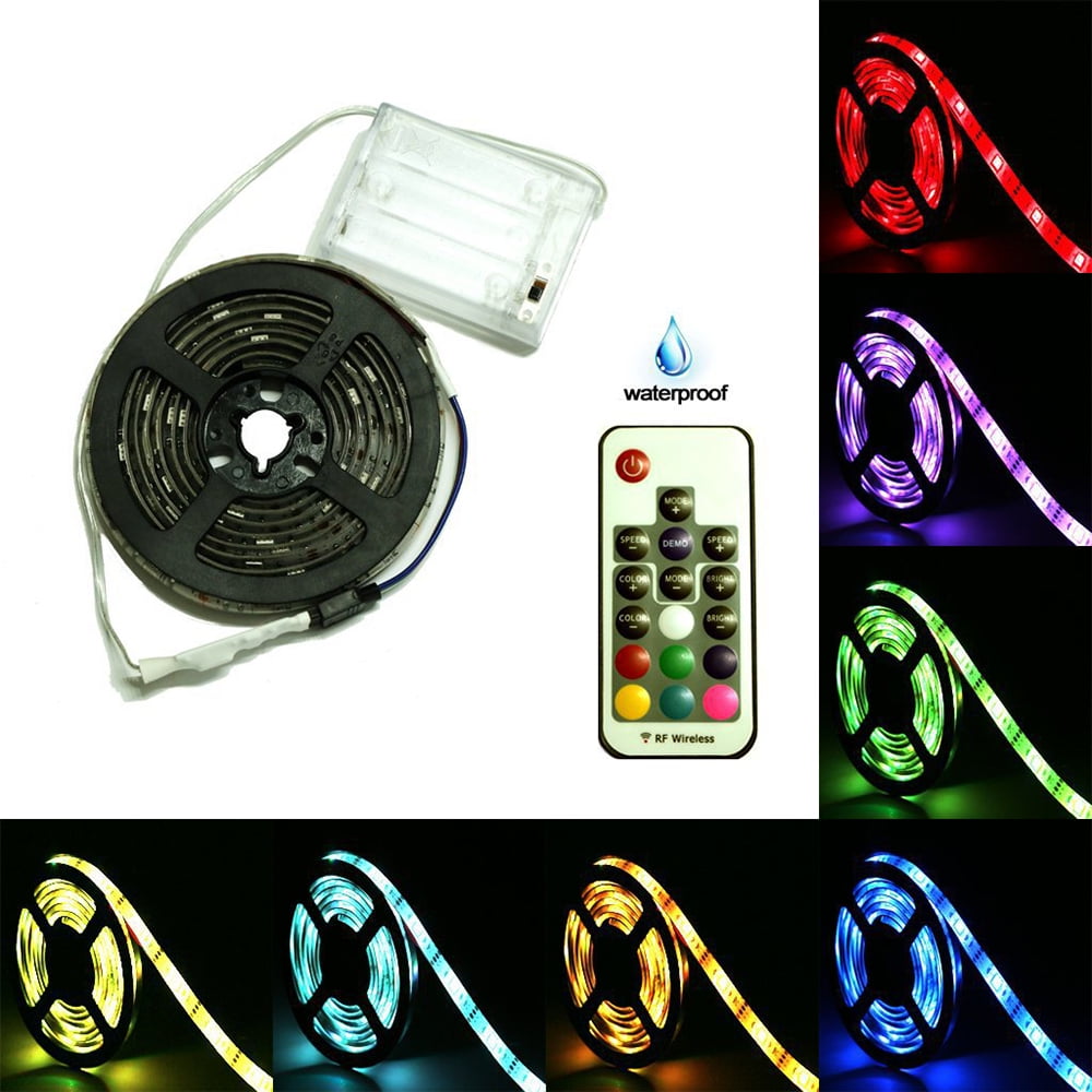 0.5m/ 1m/ 1.5m/ 2m USB LED Waterproof Color Changing Strip Light Decor Lighting